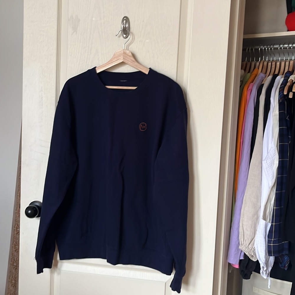 EUC Niall Horan , one direction crewneck colour navy
